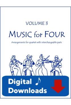 Music for Four - Volume 3 - Create Your Own Set of Parts - Digital Download